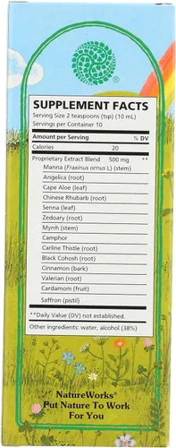 Vista 2 de Nature's Way Nature Works Swedish Bitters Extracto de hierbas tradicionales europeas usado para la digestión, 3.38 onzas líquidas