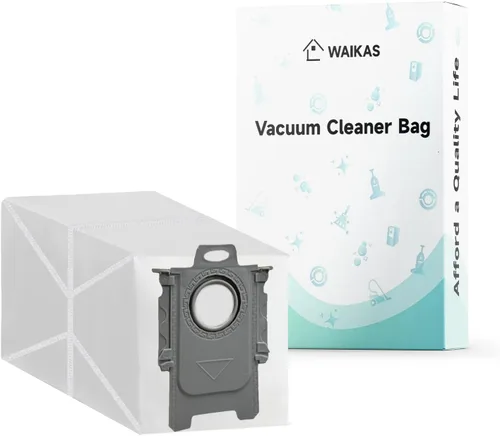 Vista 11 de WAIKAS Paquete de 6 bolsas de polvo E25 E28 para aspiradoras Eufy E28 Omni, E25 Omni y E20, accesorios de repuesto de gran capacidad