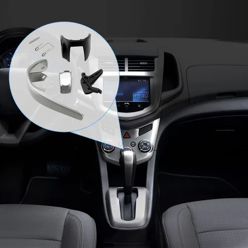 Vista 4 de Kit de perilla de cambio de transmisión automática Compatible con Chevy Sonic Aveo 2012-2016 Trax 2015 2016 Reemplaza 42423234 95393161 42539736 Kit