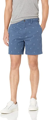 Vista 13 de Amazon Essentials - Pantalones cortos chinos de corte clásico 7 pulgadas para hombre