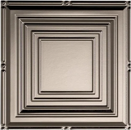Vista 16 de FASÄDE Panel de techo decorativo de vinilo para retrato en blanco mate (muestra de 12 x 12 pulgadas)