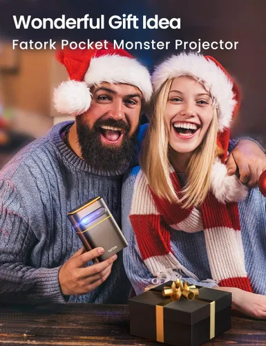 Vista 2 de Mini Proyector con WiFi 5G, Proyector Pequeño HD de 1080P de Corta Distancia con Trípode, Proyector Exterior para Teléfono, Proyector Portátil