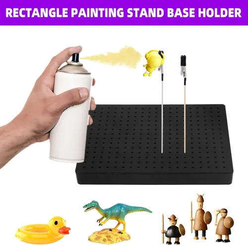 Vista 6 de Swpeet Soporte de base de pintura profesional de 37 piezas y compatible con Gundam Modeler, herramientas básicas con kit de palos de clip