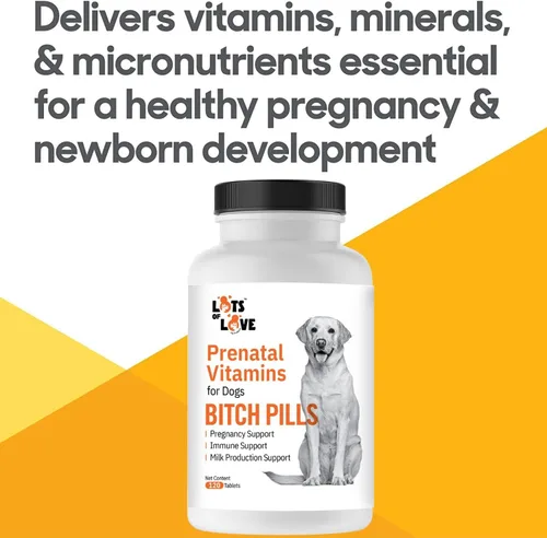 Vista 5 de Píldoras de perra Vitaminas prenatales para perros Vitaminas prenatales para perros Thomas Pet Earlier 120 tabletas