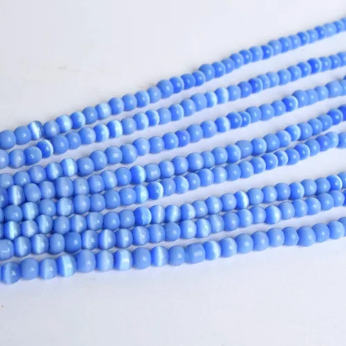 Vista 3 de Hilo completo de turquesa azul natural aprox. 80.00 quilates de cuentas redondas hebra azul turquesa, Gema, turquesa (Hue Enhanced Turquoise)