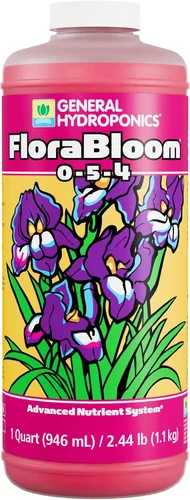 Vista 7 de General Hydroponics FloraBloom 0-5-4 Alimento vegetal, parte del sistema avanzado de nutrientes FloraSeries para plantas, 1 galón