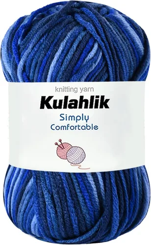 Vista 107 de 50g (1x50g) Hilo Acrílico para Crochet y Tejido, Hilo Degradado Colorido, 1 Rollo de Madejas, Hilo Acrílico Multicolor, Perfecto para Proyectos