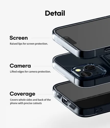 Vista 7 de GOOSPERY Cartera transparente diseñada para iPhone 13 Mini, delgada, fácil de usar, con capacidad para 2 tarjetas, funda protectora de TPU suave