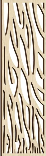 Vista 92 de 9 3/8"W x 24 3/8"H x 1/4"T Bristol Decorativos Paneles de Pared de Madera Calado, Cereza