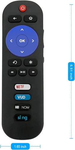 Vista 5 de RC280 Reemplazo de control remoto aplicable para TCL Roku TV 32S3850A 32S3850B 32S3850P 48FS3750 55FS3750 40FS3800 50FS3800 40FS4610R 48FS4610R