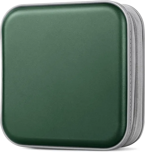 Vista 10 de Estuche para CD/DVD, 48 Capacidad, Negro, Plástico, Portátil, Ligero