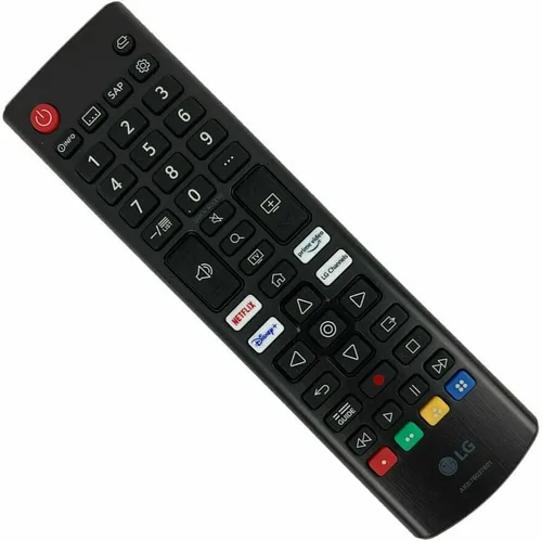 Vista 2 de Control remoto universal compatible con todos los televisores inteligentes LG LED OLED NanoCell QNED LCD WebOS 4K 8K UHD HDTV HDR con teclas