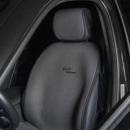 Vista 8 de Sojoy IsoTowel Funda para Asiento Delantero de Automóvil - Protector de Asiento de Automóvil de Microfibra Absorbe Sudor - Secado Rápido