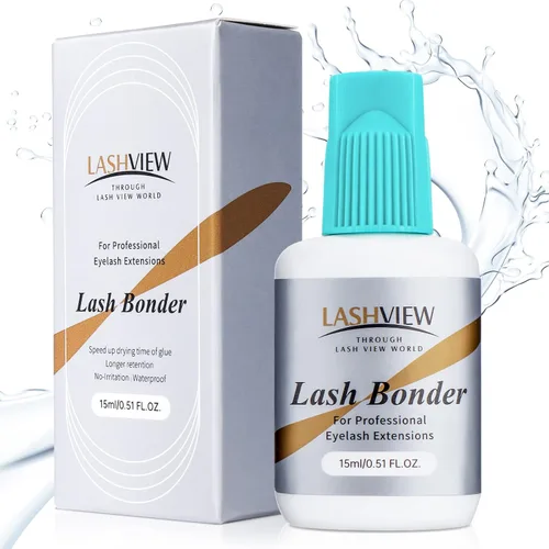 Vista 13 de LASHVIEW Pegamento para levantar pestañas, 2 unidades, adhesivo permanente para pestañas, sin irritación e inodoro, 0.2 fl oz*2