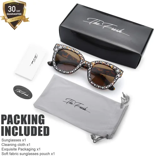 Vista 6 de The Fresh Caja de regalo de gafas de sol de cristal de ojo de gato