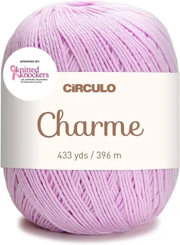 Vista 59 de CIRCULO Charme - Paquete de hilo para tejer y ganchillo, 3 bolas de 100% algodón virgen brasileño mercerizado, peso deportivo suave, color 2012