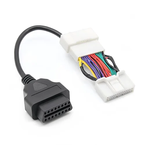 Vista 7 de Cable de diagnóstico OBD2 de 11.8 in para Tesla Modelo Y y Modelo 3 (2019 y después), compatible con escáner OBD2, lector de código OBDII, OBDLink