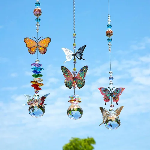 Vista 6 de 3 moldes de resina holográfica con 20 llaveros colgantes, molde de silicona con forma de llavero de mariposa para colgantes, fabricación de joyas