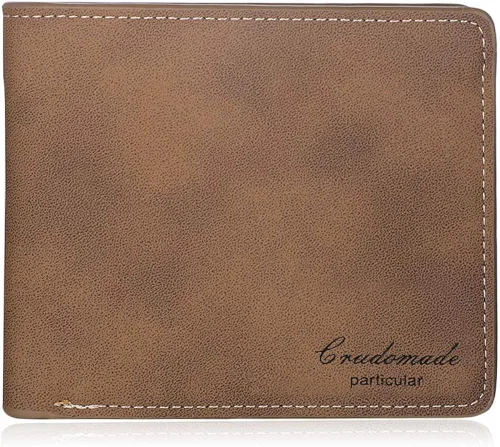 Vista 4 de Carteras personalizadas para hombres, carteras de fotos personalizadas de piel sintética para hombres, marido, papá, hijo, regalos personalizados