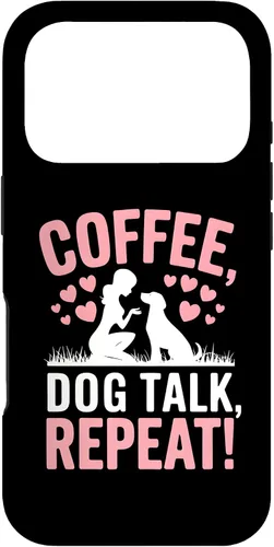 Vista 30 de Coffee Dog Talk Repeat Dog Mom Puppy Love Case for iPhone 17