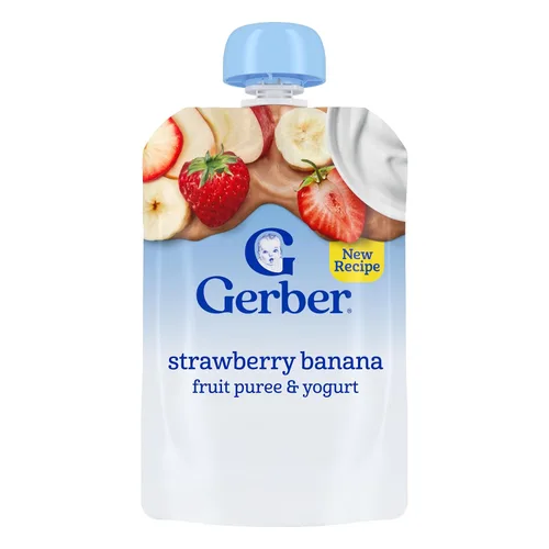 Vista 11 de GERBER NATURAL PARA BEBÉ 2nd Foods Manzana Mango Fresa 6(4x3.5oz)