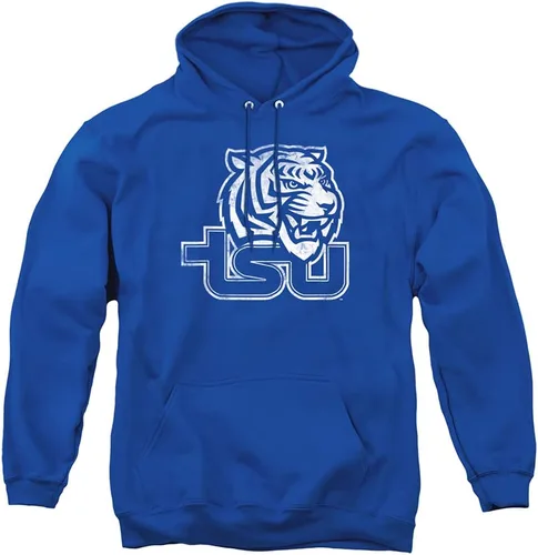 Vista 53 de Distressed College Primary Logo Adult Pullover Hoodie Collection 1 Universidad Estatal de Albany