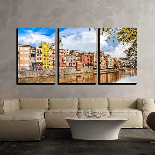 Vista 9 de wall26 - Arte de pared en lienzo de 3 piezas, delfín y león marino bajo el agua sobre fondo del océano mirándote - Arte moderno para el hogar