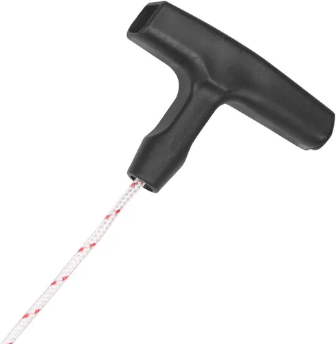 Vista 3 de Newflager Mango de arranque de 3 piezas con cuerda de arranque de retroceso de 32.8 ft (diámetro: 0.118 in) cable de tracción para cortacésped