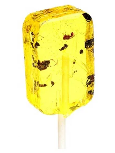 Vista 4 de Hotlix Paletas de hormigas - insecto comestible, arándano, manzana, plátano, sandía Caramelos comestibles para insectos, paletas de insectos