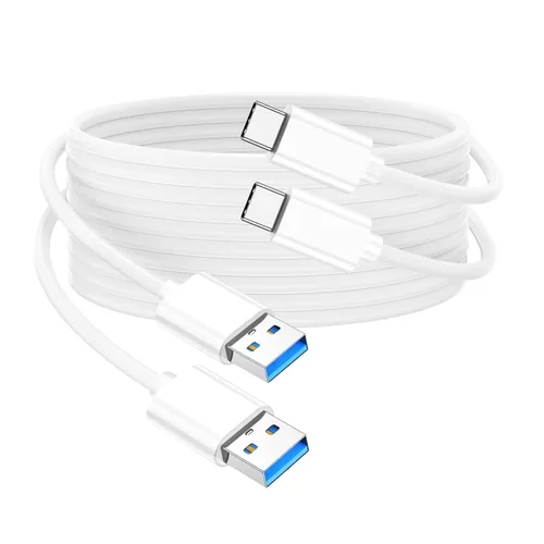 Vista 13 de Cable corto USB A a USB C 3.1 de 6 pulgadas, 0.5 pies, cable de transferencia de datos de alta velocidad de 10 Gbps compatible con MacBook Pro, iPad