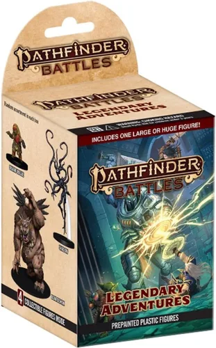Vista 2 de WizKids Batallas de Pathfinder: Ladrillo de refuerzo de aventuras legendarias (8) Miniaturas