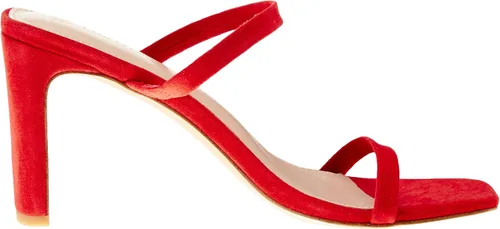 Vista 6 de The Drop Women's Avery Square Toe Two Strap High Heeled Sandal