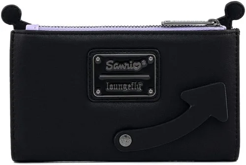 Vista 4 de Loungefly Sanrio Hello Kitty Kuromi Cosplay Flap Wallet, Multi, Billetera plegable
