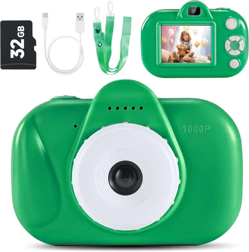 Vista 14 de Cámara digital para niños pequeños de YEEHAO, juguetes para niños de 3 a 9 años, cámara de video para niños pequeños de 1080P, regalos de Navidad