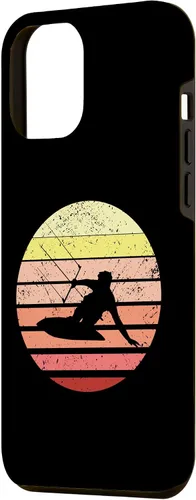 Vista 2 de iPhone 14 Plus Kiteboarding Vintage Kitesurf Kite Surfer Retro Kitesurfing Case