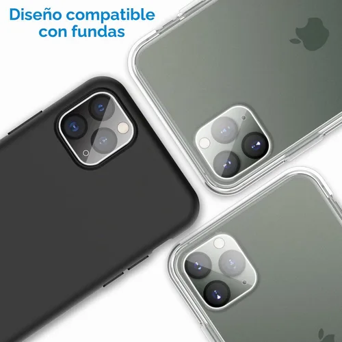 Vista 5 de JETech Protector de lente de cámara para iPhone 11 Pro Max/11 Pro, paquete de 3