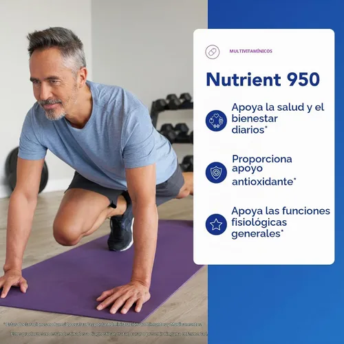 Vista 3 de Pure Encapsulations Nutrient 950 Suplemento multivitamínico mineral para apoyar las funciones fisiológicas y un estilo de vida saludable* 90
