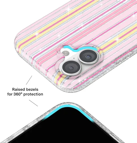 Vista 790 de VELVET CAVIAR Funda para iPhone 15, compatible con MagSafe, probada contra caídas de 10 pies, fundas protectoras de diseño, leopardo color rosa