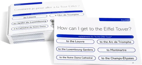 Vista 6 de Pat's Flash Cards Paquete de 250 tarjetas flash francesas esenciales