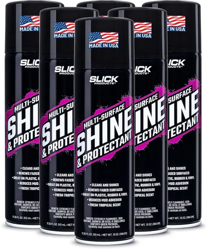 Vista 10 de Slick Products - Capa protectora Shine & Protectant para plásticos, vinilo, goma, fibra de vidrio y más