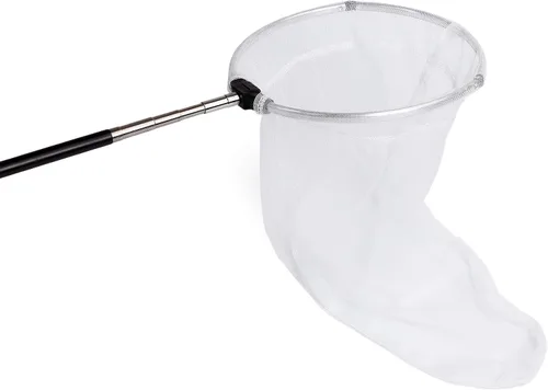 Vista 3 de RESTCLOUD Red de insectos y mariposas con anillo de 12 pulgadas, profundidad neta de 24 pulgadas, mango que se extiende hasta 59 pulgadas