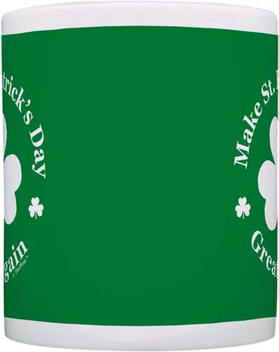 Vista 4 de ThisWear Tazas de café divertidas que hacen que el día de San Patricio sea genial de nuevo, trébol divertido regalo de café irlandés del día de San