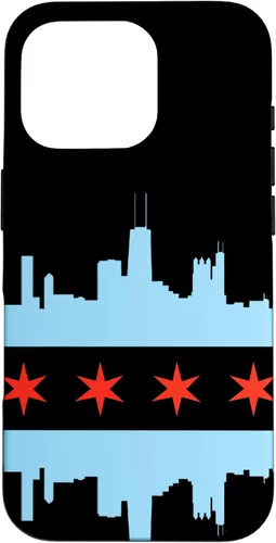 Vista 20 de Chicago Flag Skyline City of Chicago Pride Case for iPhone 17