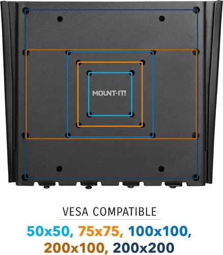 Vista 7 de Mount-It! Soporte de pared fijo para TV de perfil bajo, diseño empotrado ultra delgado para pantallas de 23 a 42 pulgadas, compatible con VESA 200 x