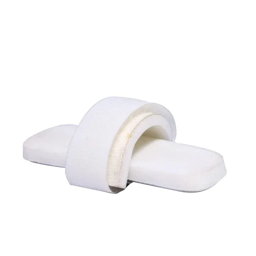 Vista 4 de Férula de dedo de mazo, 1 unidad, férula de espuma para deformidad y cuidado posquirúrgico, protector de la yema de los dedos de tamaño universal