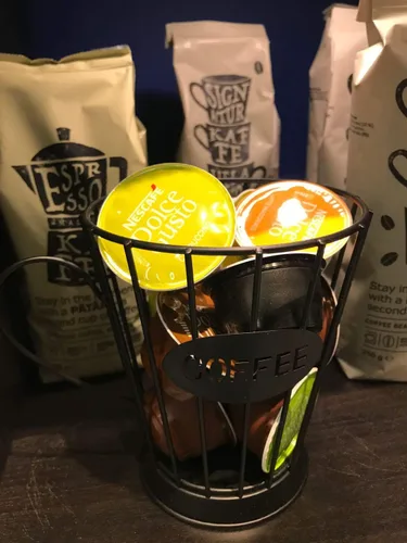 Vista 3 de YANGMEI Soporte para cápsulas de café de 5.5 pulgadas, cesta de almacenamiento para cápsulas de café expreso, para encimera de cocina