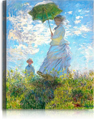 Vista 106 de A&T ARTWORK Antibes Seen from The Salis Gardens de Claude Monet Las Obras de Arte Clásico Mundial Reproducciones, Impresiones de Arte en Lienzo