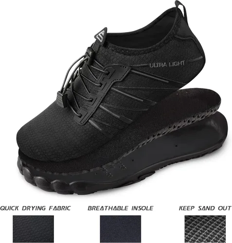 Vista 3 de SIMARI WP005 - Zapatos acuáticos unisex, deportes acuáticos, sensación descalza, de secado rápido, para playa, natación, yoga, surf, piscina
