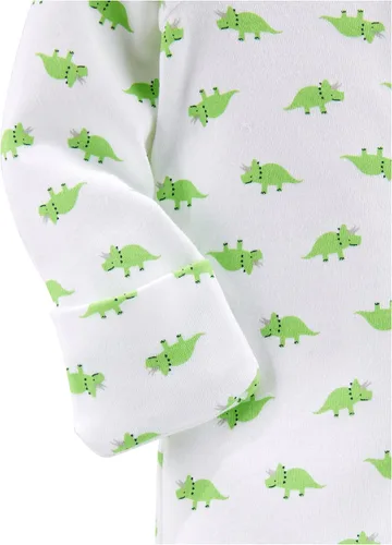 Vista 2 de Simple Joys by Carters Paquete de 3 unidades para dormir y jugar con pies de algodón para bebés Paquete de deportes/coches/dinosaurios
