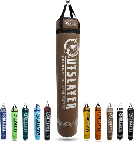Vista 15 de Outslayer Muay Thai Kickboxing Bolsa pesada (130 libras)